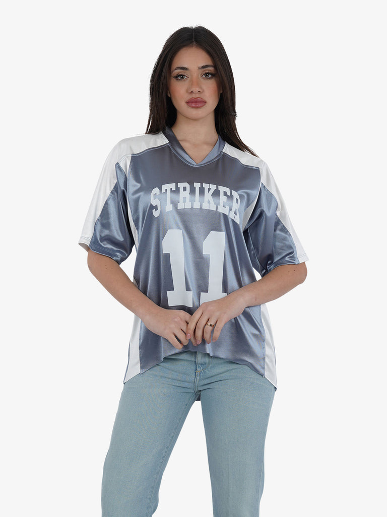 DIXIE T-shirt T262J062 donna cotone grigio