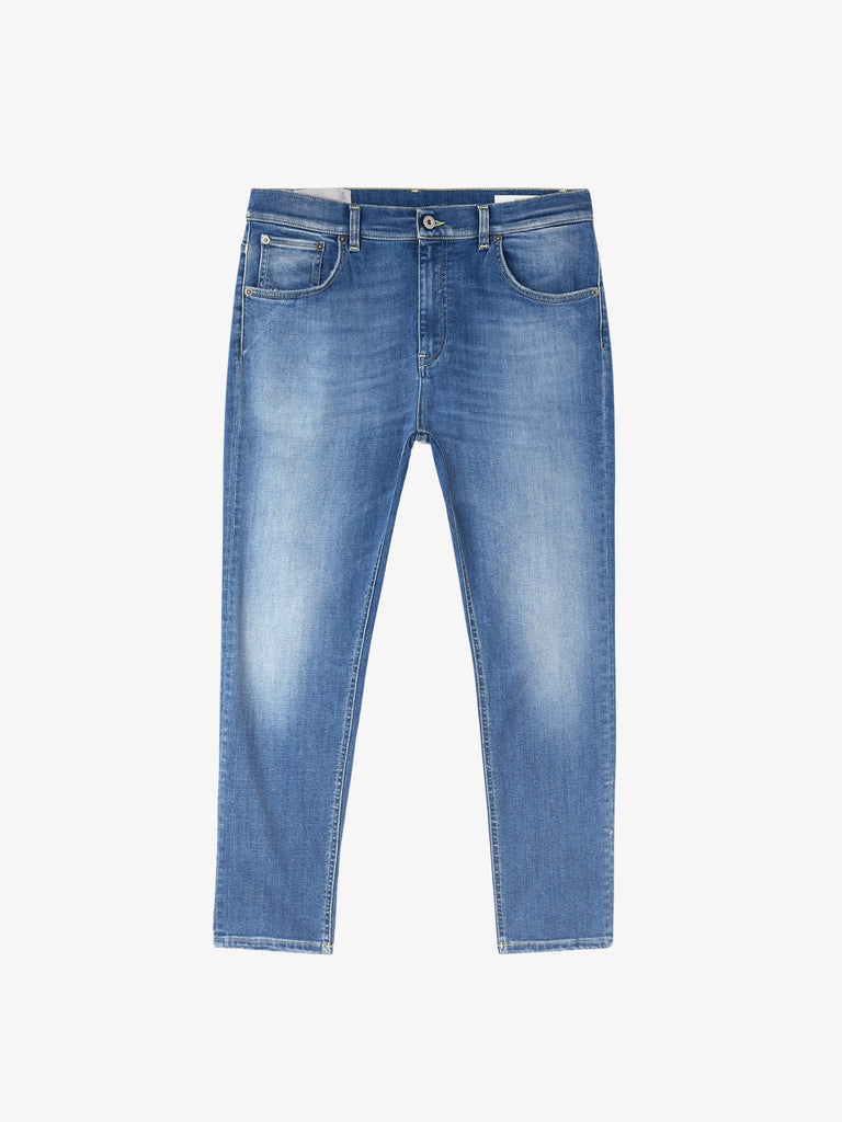 Dondup Beige Cotton Stretch Low Waist Skinny Cropped Capri Jeans – AUMI 4