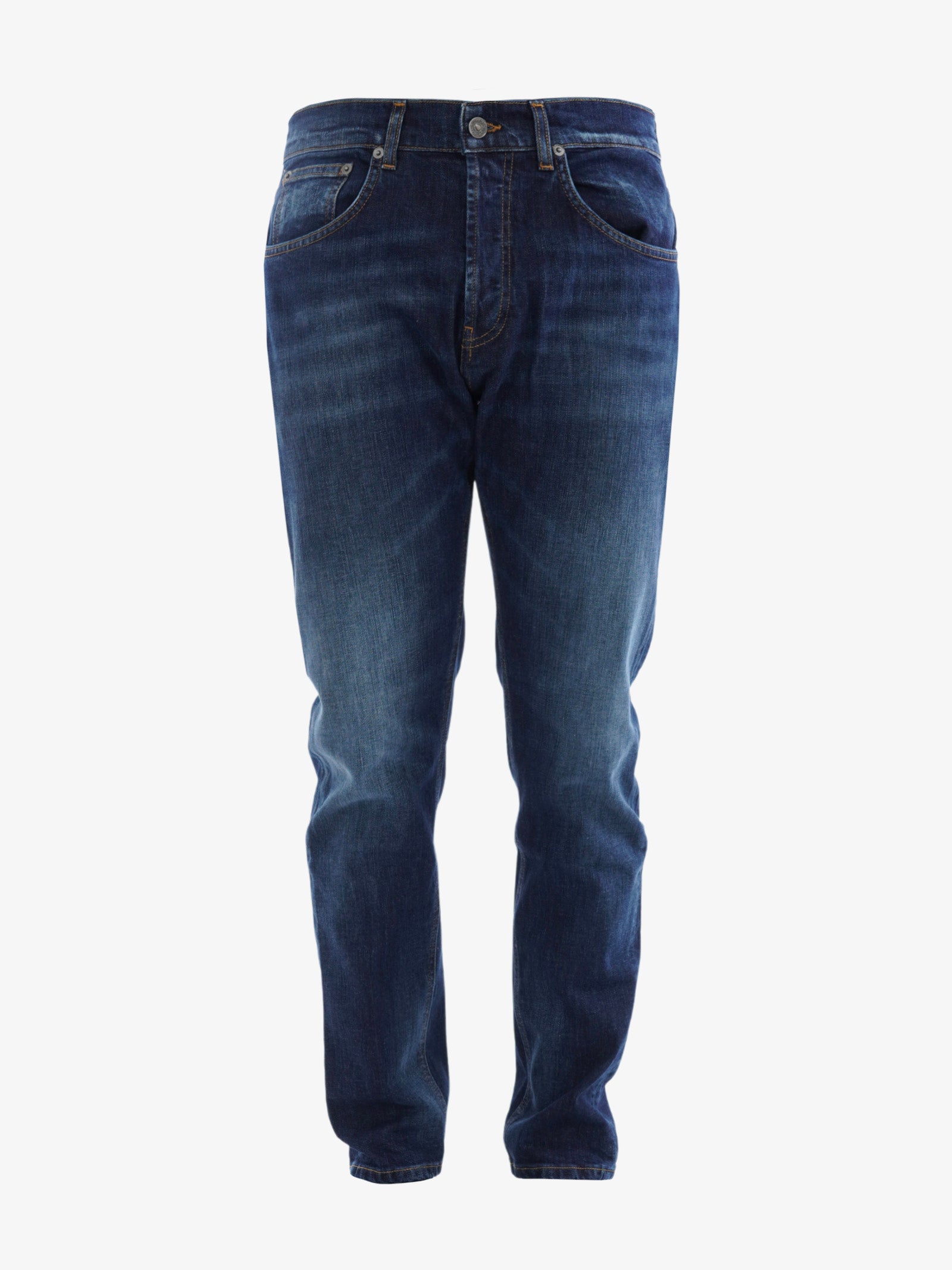 DONDUP Jeans Dian Skinny carrot slim uomo in cotone nero