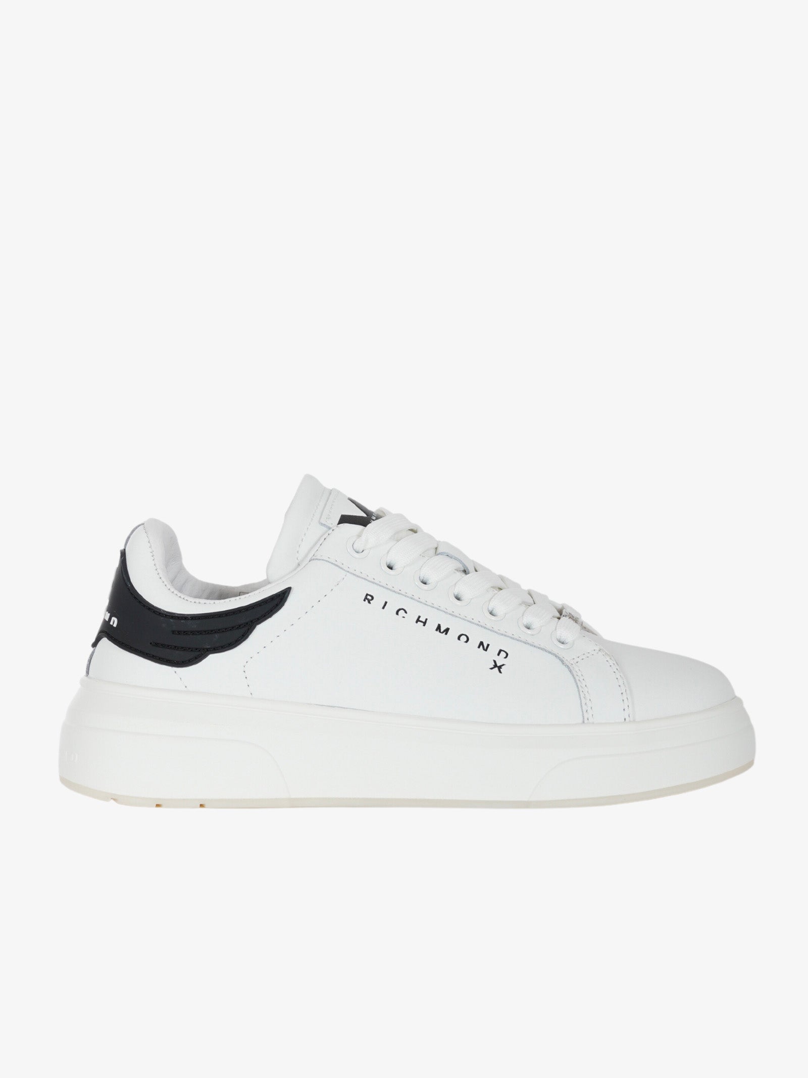 JOHN RICHMOND Sneakers Action 20007/CPA uomo in pelle bianco/nero