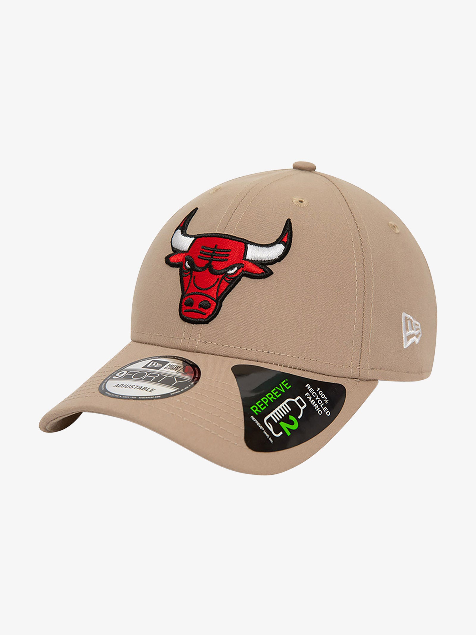 NEW ERA 9FORTY Chicago Bulls NBA Repreve Hat 60435239 brown