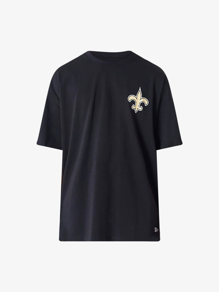 NEW ERA T-shirt Oversize New Orleans Saints NFL Drop Shoulder 60435375 uomo cotone nero