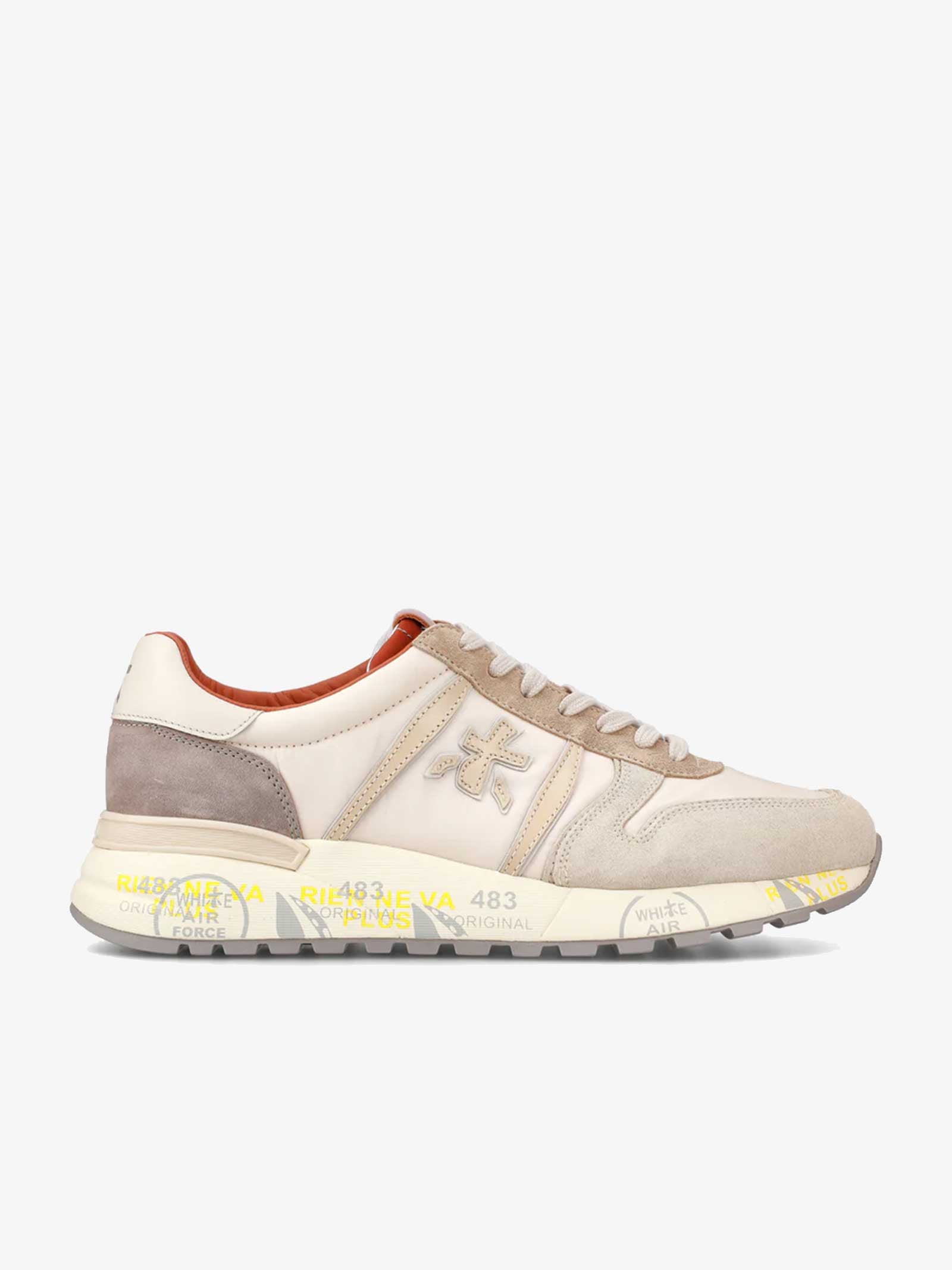 PREMIATA Sneakers LANDER 6633 uomo pelle beige