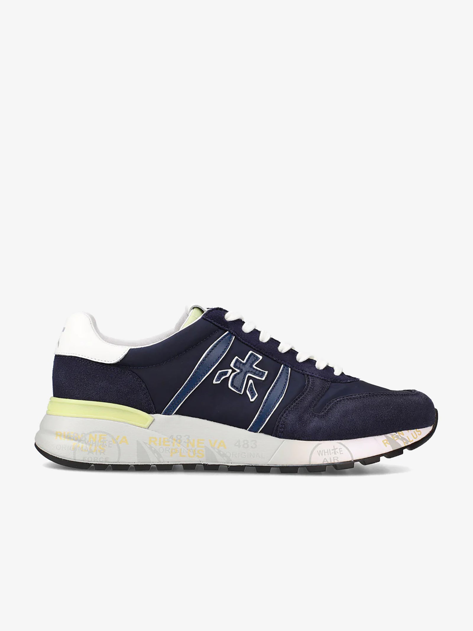 PREMIATA Sneakers LANDER 6634 uomo pelle blu