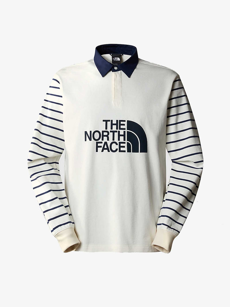 THE NORTH FACE Polo TNF Easy Rugby 8704 uomo cotone bianco