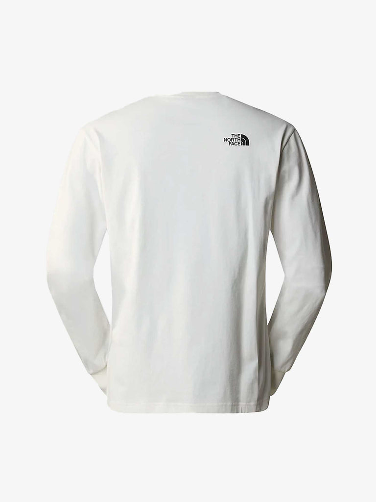 THE NORTH FACE T-shirt S/S Est 1966 NF0A87E6QLI1 uomo cotone bianco