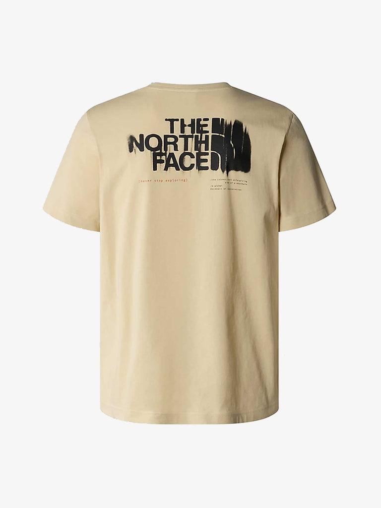 THE NORTH FACE T-shirt S/S Graphic 87EW uomo cotone beige
