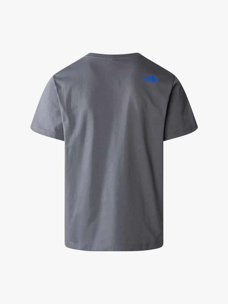 THE NORTH FACE T-shirt S/S Fine 87ND uomo in cotone grigio