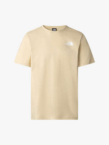 THE NORTH FACE T-Shirt Redbox 87NP uomo in cotone ghiaia