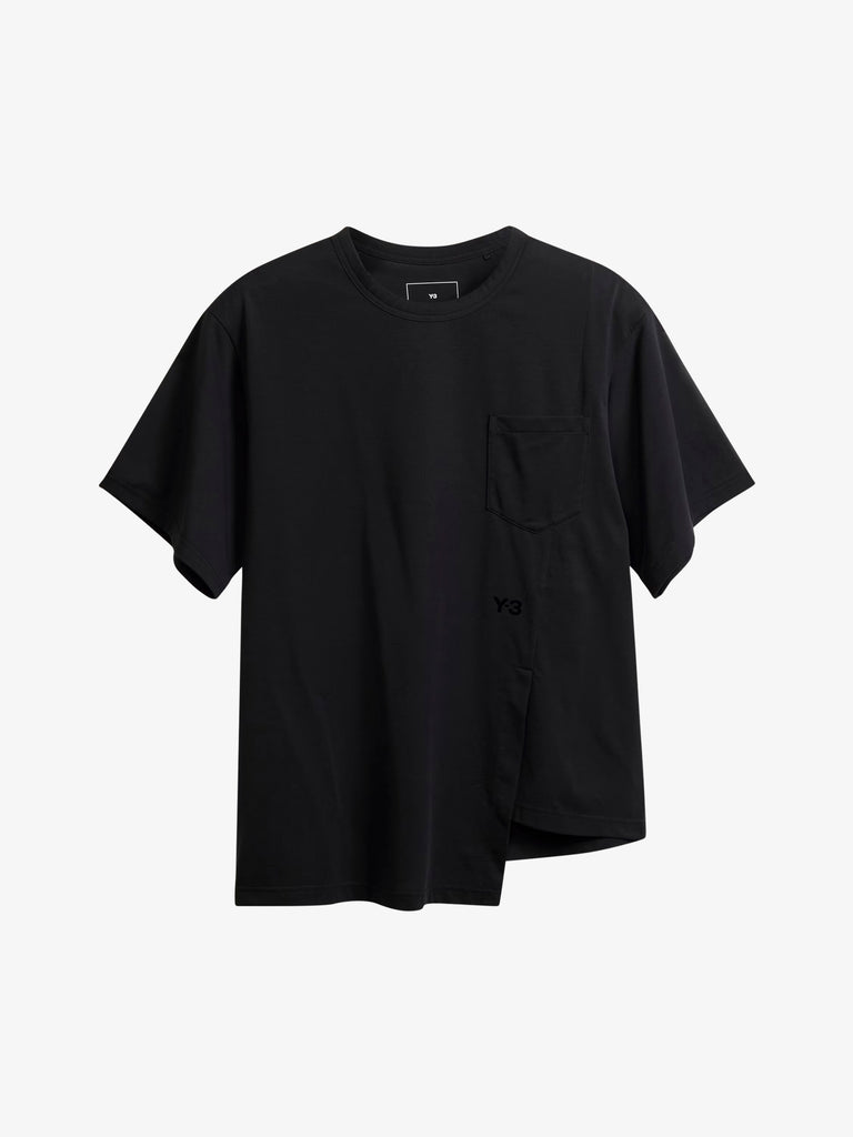 Y-3 T-Shirt Premium IN4377 donna orlo asimmetrico nero