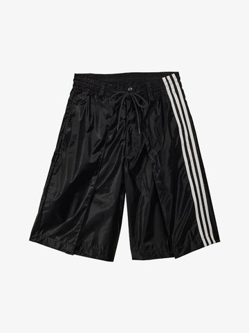 Y-3 Shorts medio 3-Stripes IR6257 uomo in nylon nero