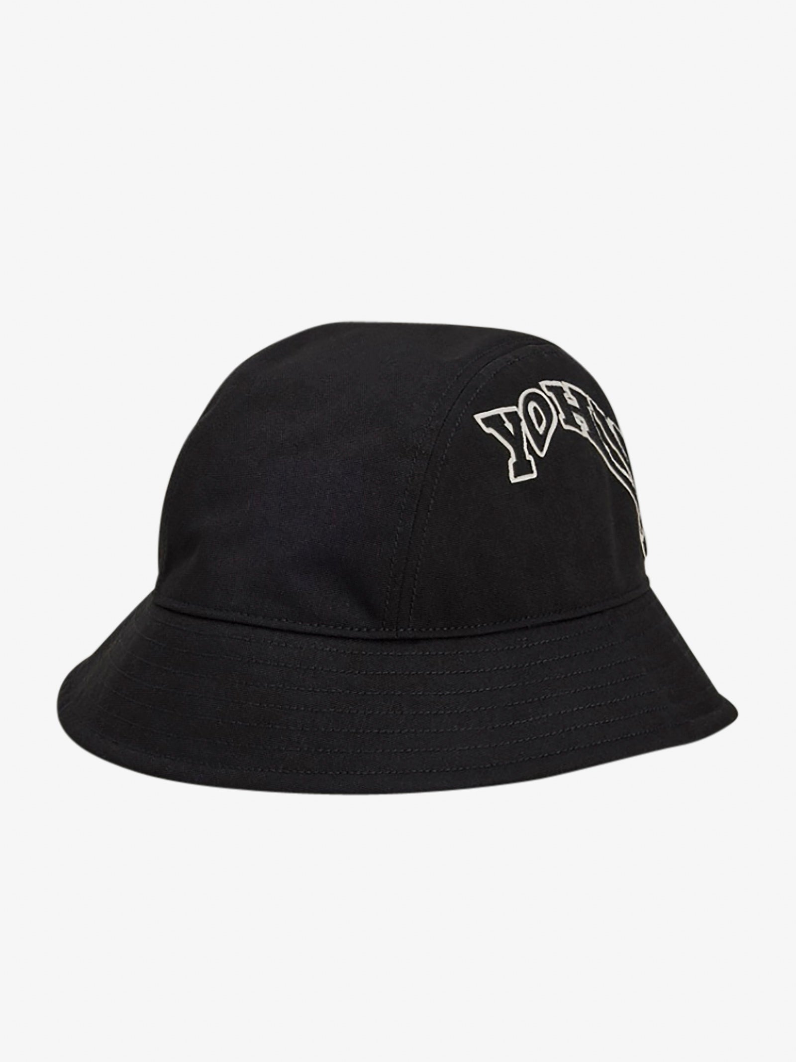 Y-3 Cappello alla pescatora IS5223 con logo nero