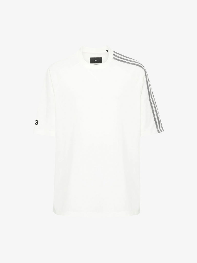 Y-3 T-Shirt a maniche corte IV5625 3-stripes uomo bianco