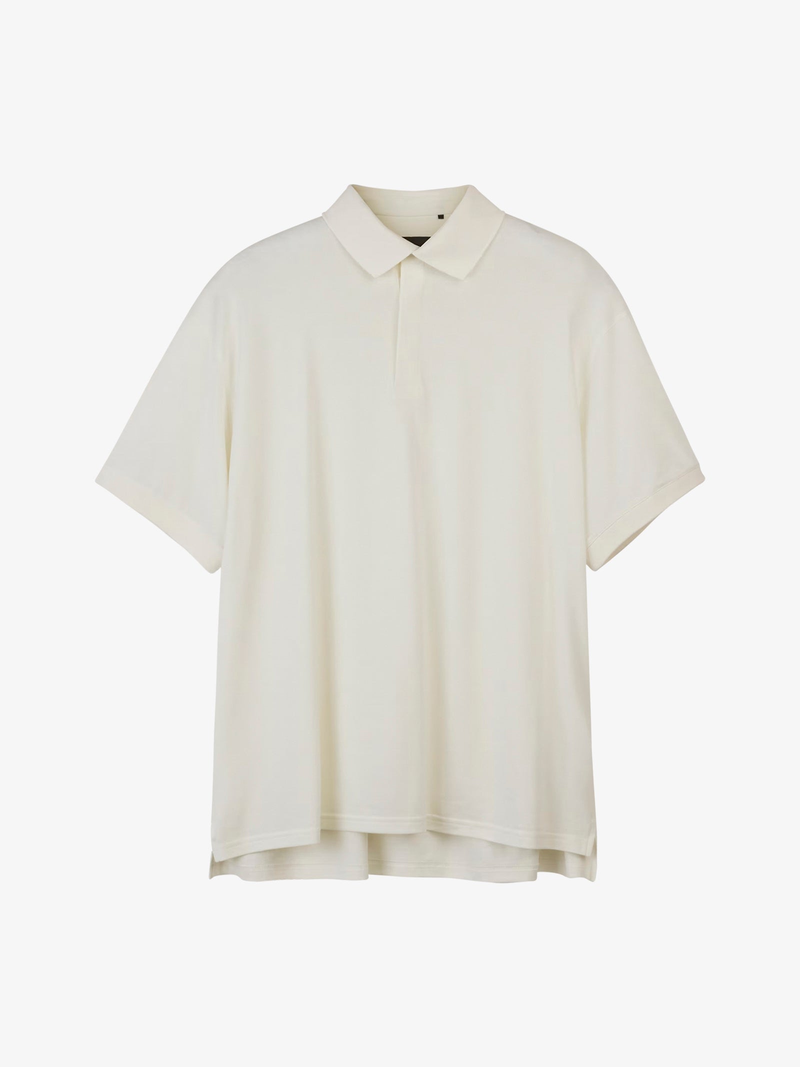 Y-3 Polo a maniche corte IV5647 uomo in cotone bianco caldo