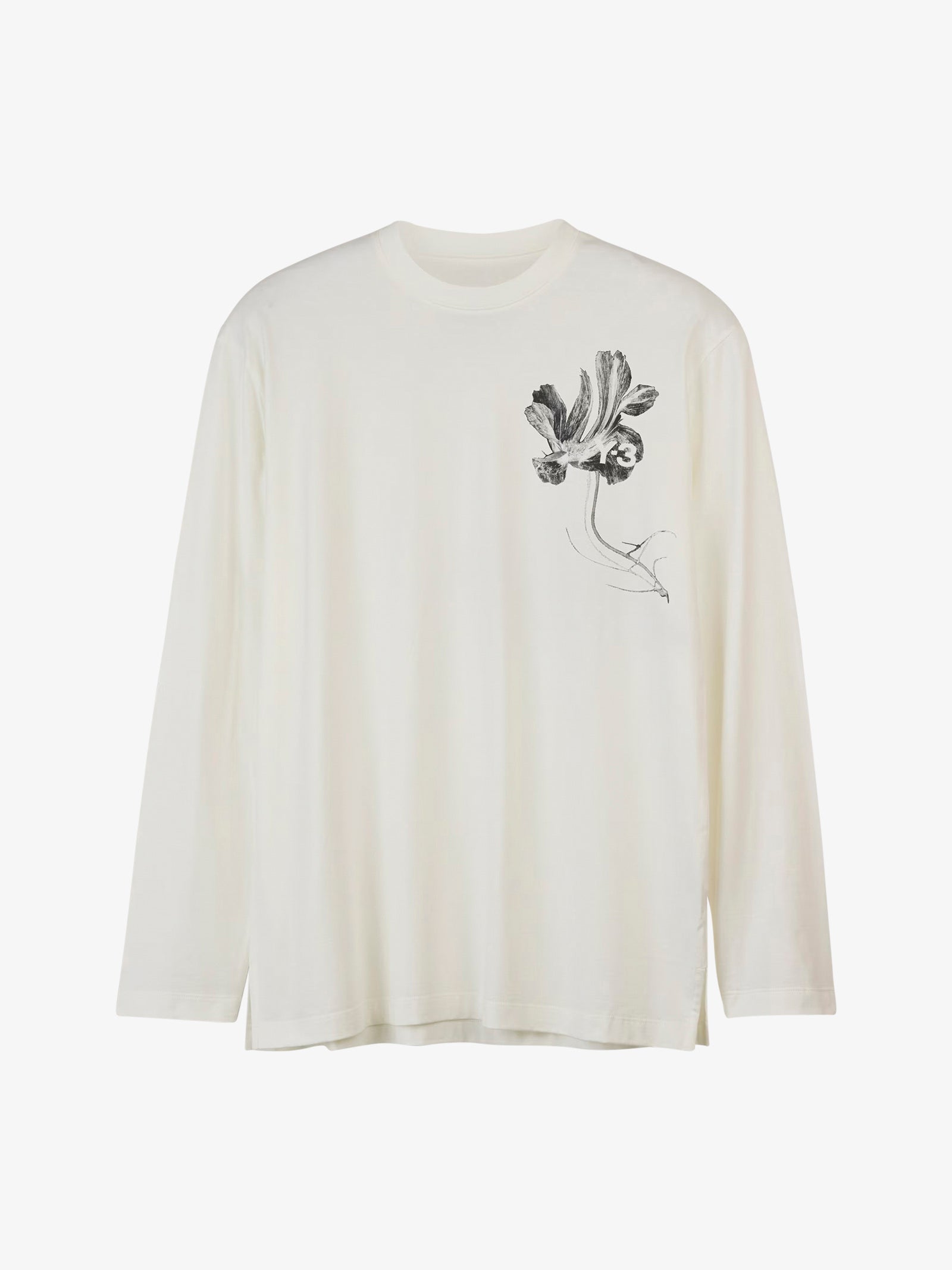 Y-3 Maglia a maniche lunghe Graphic IV7742 unisex bianco