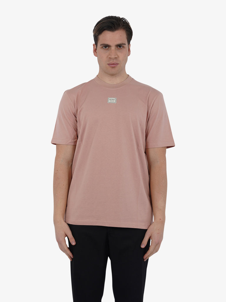 YES LONDON T-shirt XM4116 uomo cotone rosa