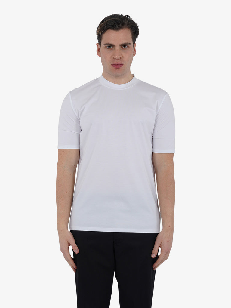 YES LONDON T-shirt XM4118 uomo cotone bianco