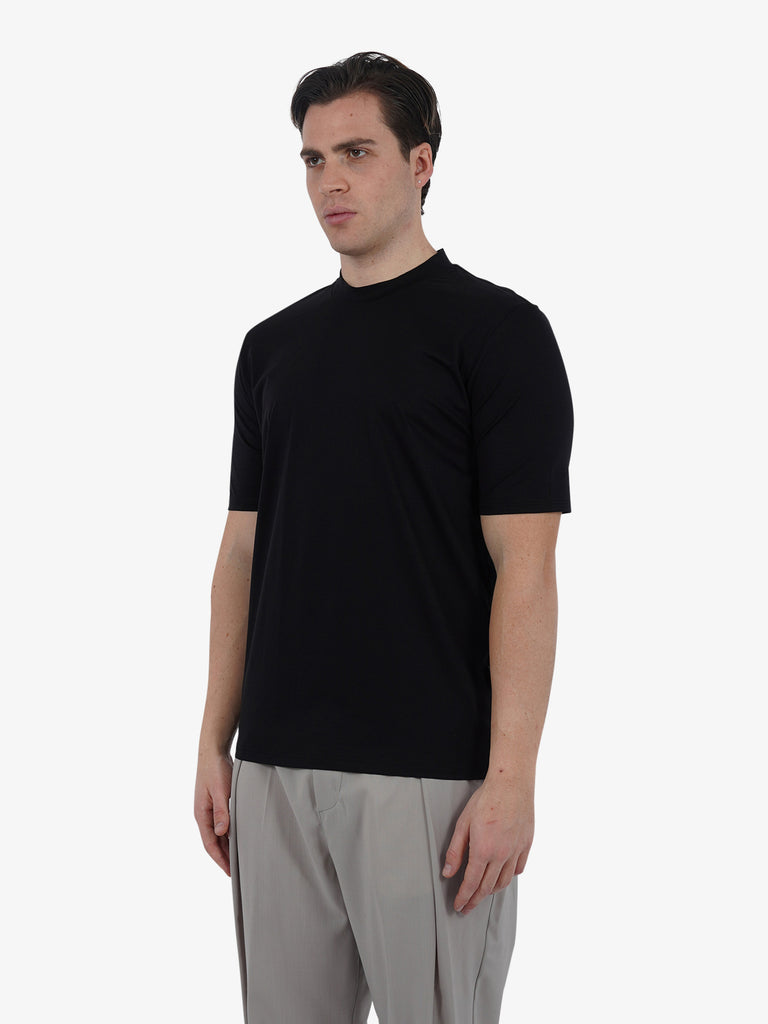 YES LONDON T-shirt XM4118 uomo cotone nero