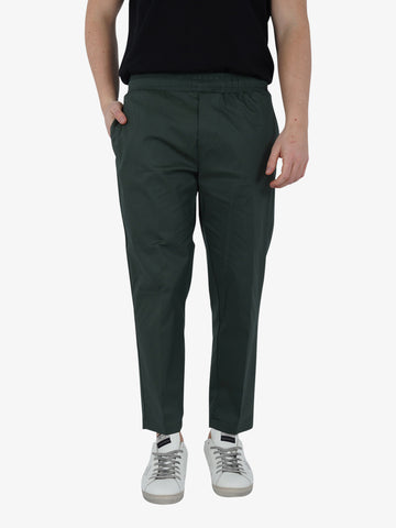 YES LONDON Pantalone XP3231/CIOTT uomo cotone verde