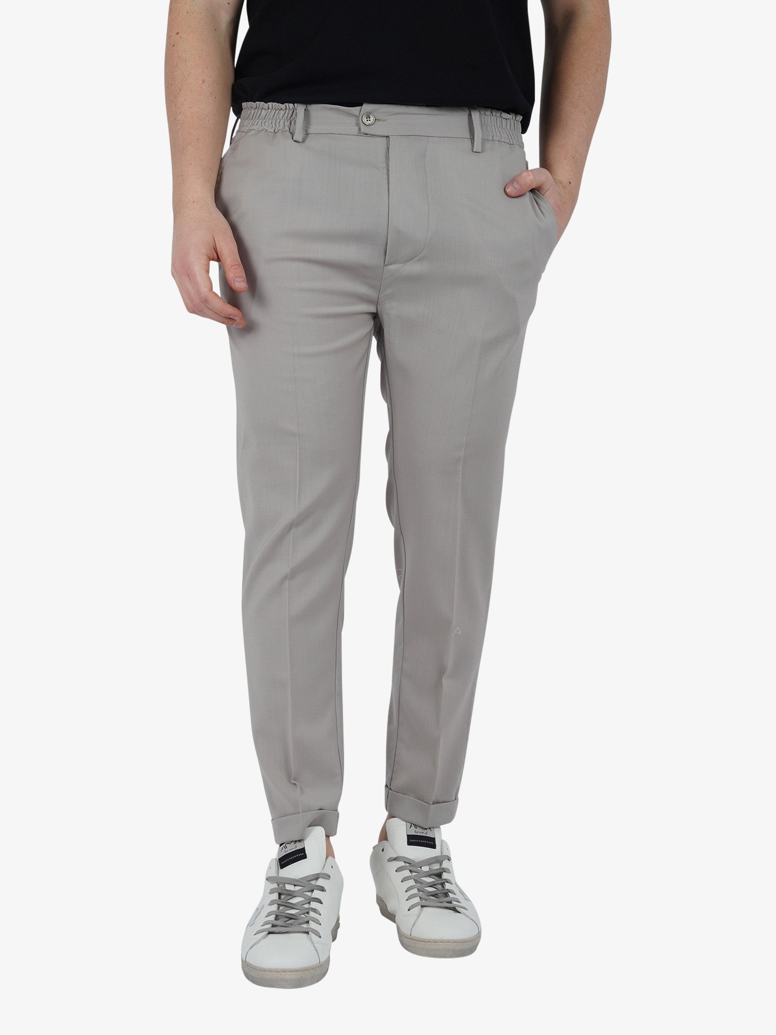 YES LONDON Pantalone XP3238 uomo lana beige